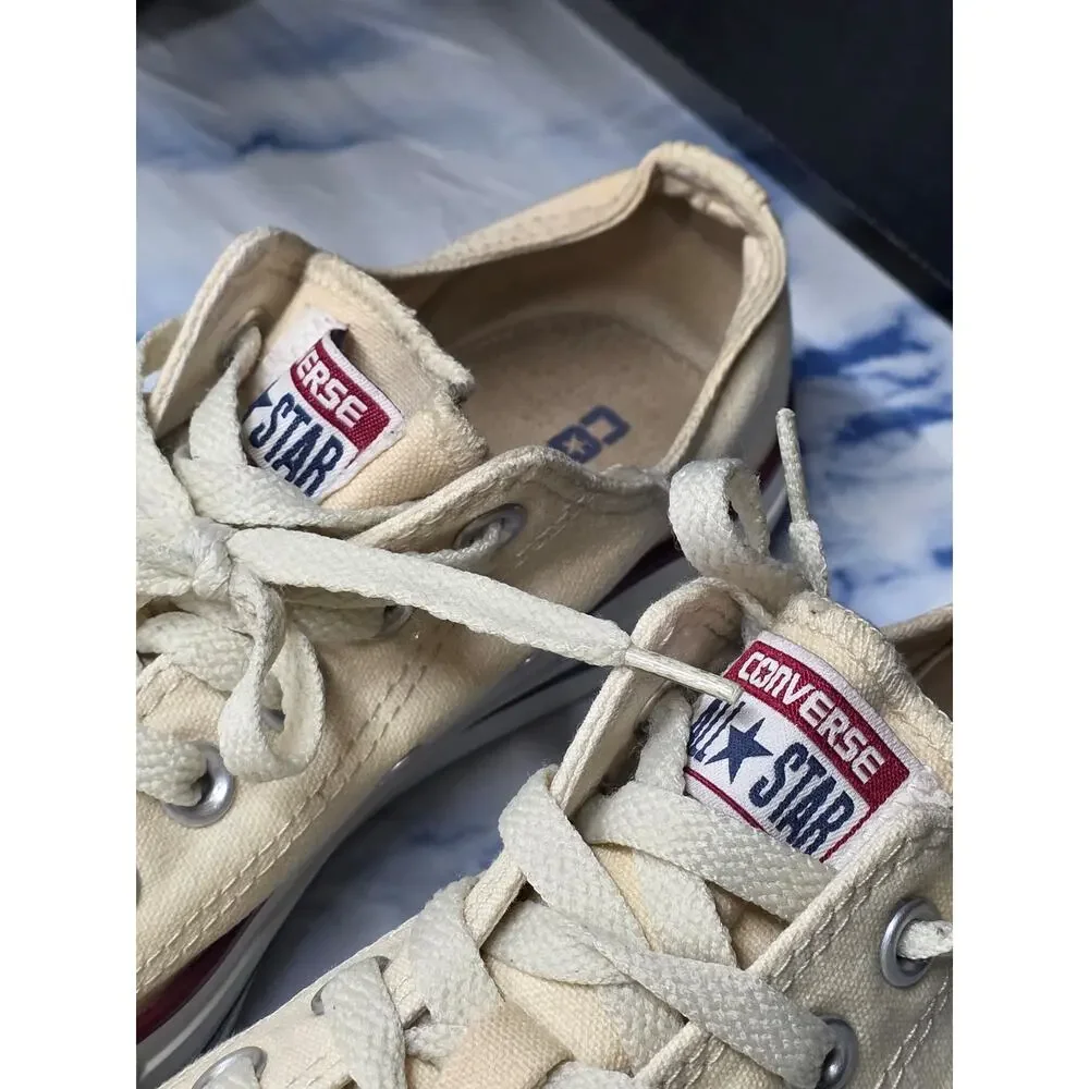 Womens Converse Chuck Taylor All Star  OX Ivory Low Sneakers Shoes Size 6.5